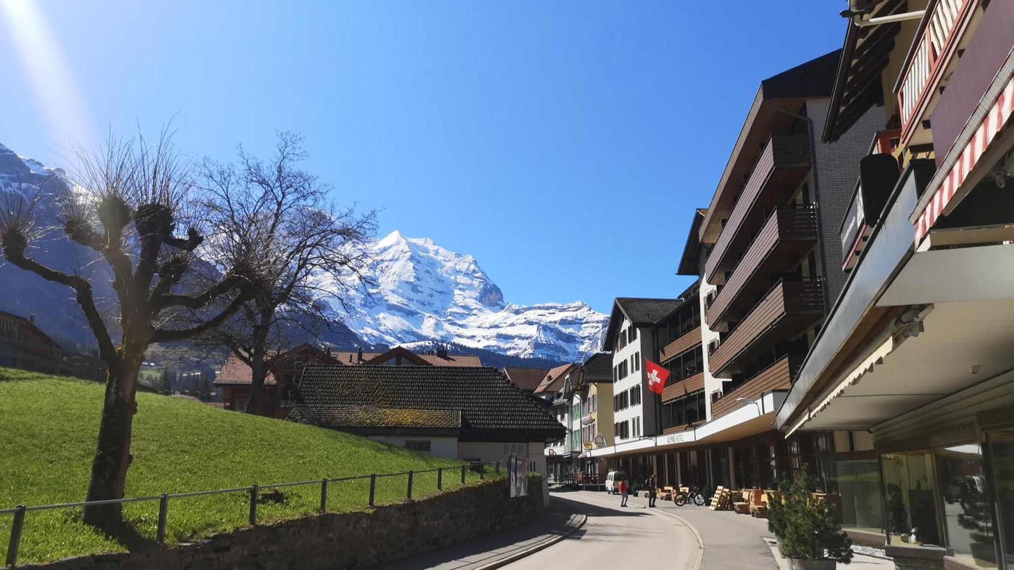Swiss Lodge Hotel Bernerhof Wengen Buitenkant foto