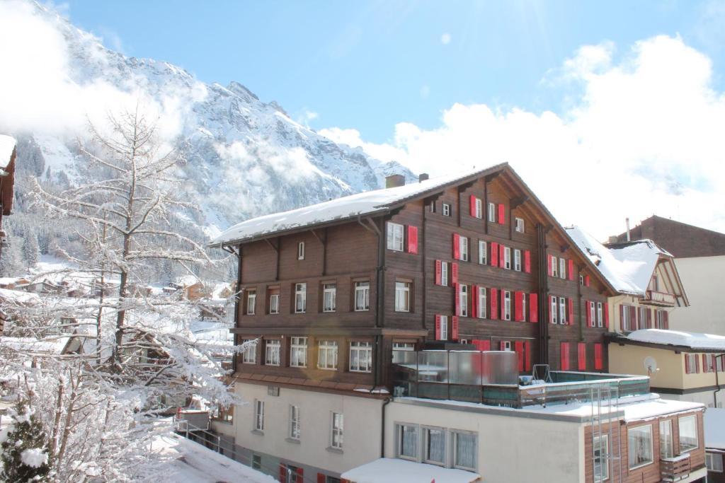 Swiss Lodge Hotel Bernerhof Wengen Buitenkant foto